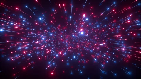 Space background, abstract galaxy. Hyper jump, fast travel Stock Footage 145322384