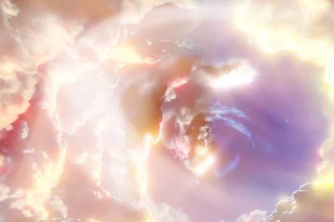 Space background with abstract planets Stock Photos