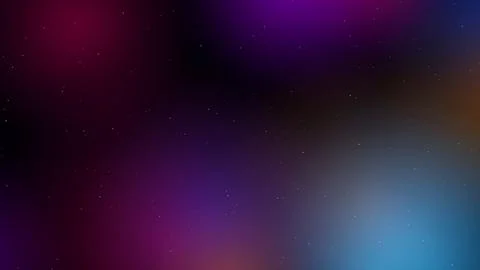 Space background with colorful starry nebula glow Stock Illustration