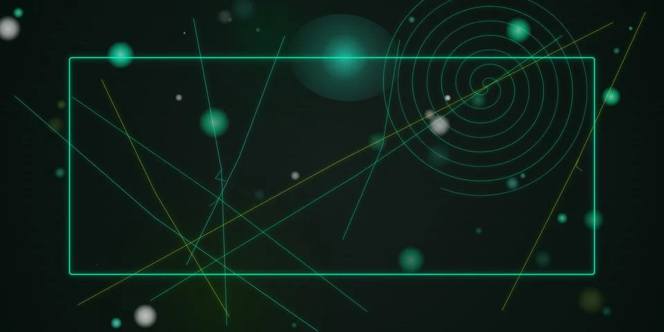 Space background with cosmic particles and spiral galaxy Иллюстрация