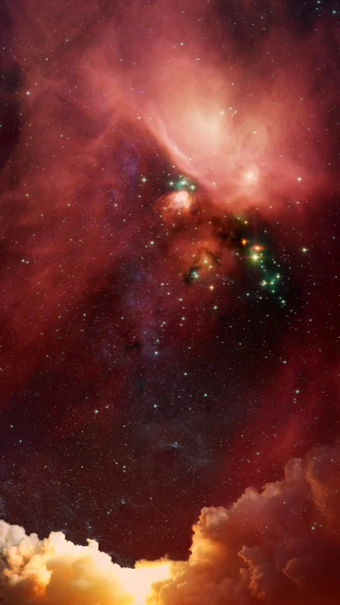 Space background. Elements of this image furnished by NASA. 動画素材 197450190