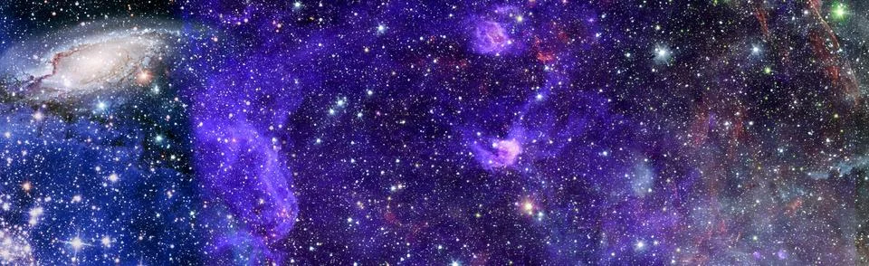 Space background. explosion supernova. Bright Star Nebula. Distant galaxy. .. Stock Photos