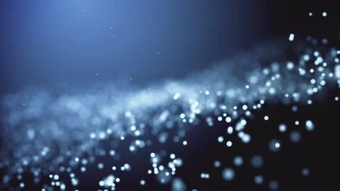 Space background with floating particles in the corner of the screen Stock Footage 119213642