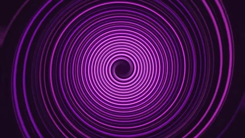 Space background, hypnosis tunnel of pink and purple shades Stock Footage 309036557