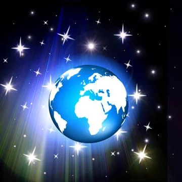 Space background Stock Illustration