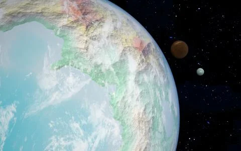 Space background 스톡 일러스트