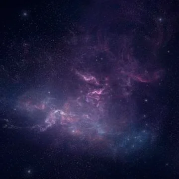 Space background Stock Illustration