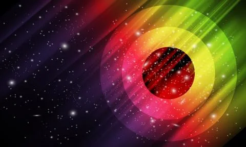 Space background Stock Illustration