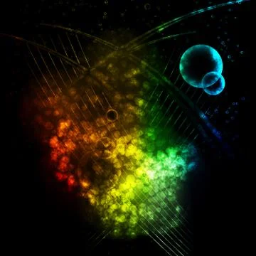 Space background Stock Illustration