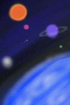 Space background Stock Illustration