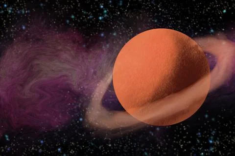 Space Background Illustration Stock-Illustration