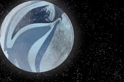 Space Background Illustration Stock-Illustration