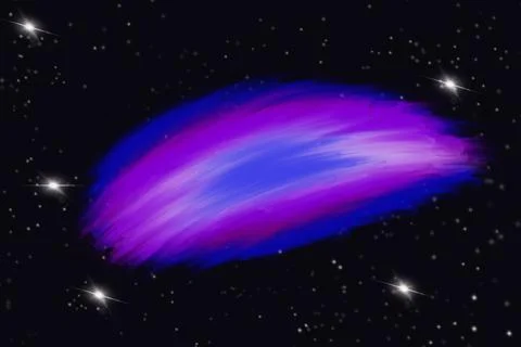 Space Background Illustration Stock Illustration