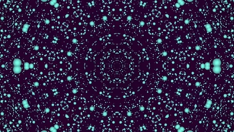 Space Background. Kaleidoscope. Loop Video stock 74293213