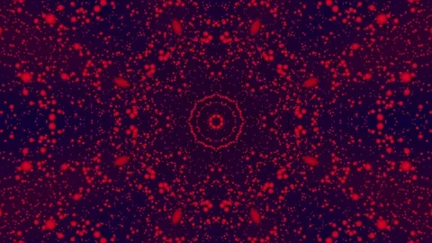 Space Background. Kaleidoscope. Loop Video stock 74296788