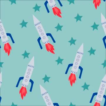 Space background for kids. Stock-Illustration