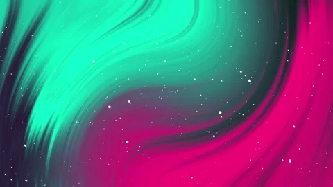 Space background with luxury white particle light streaks, neon green and pink 库存影片 297869408