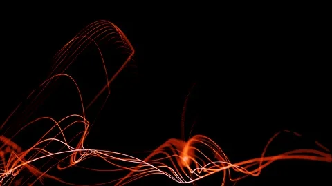 Space background with moving dots Stock Footage 252268293