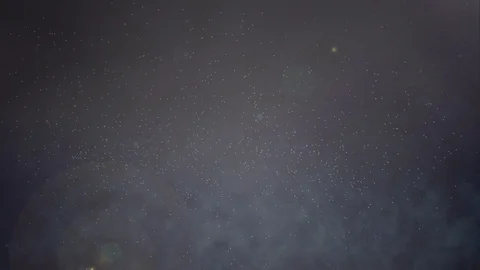 Space background with moving stars.visible glare and shadows Stock Footage 74666508
