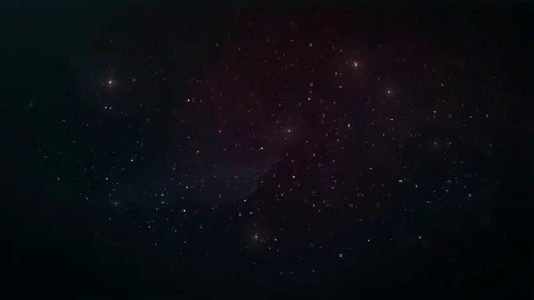 Space Background With Nebula And Stars Zoom In Video stock 119707053