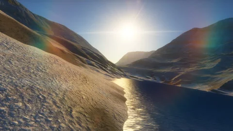 Space Background - Rocky Exoplanet Stock Footage 185293467