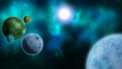 Space background. Seamless. Stock Footage 88080059