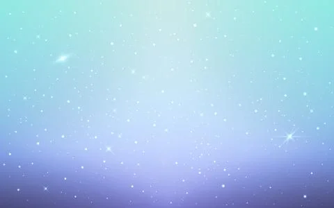 Space background. Soft light cosmos with shining stars. Magic infinite universe Stock Illustration