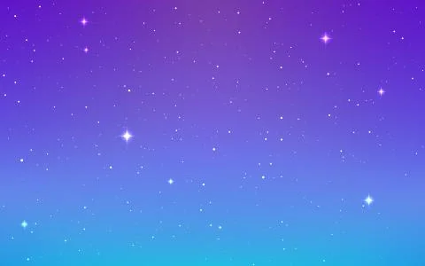 Space background. Soft purple cosmos with stardust. Magic infinite universe and Stock Illustration