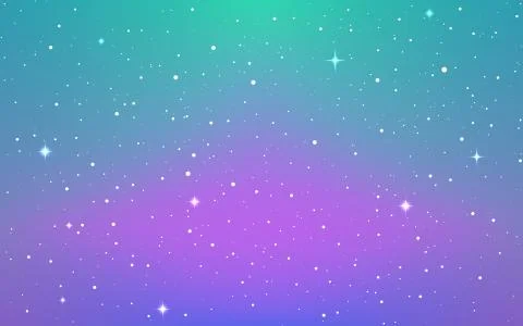 Space background. Soft purple cosmos with shining stars. Colorful starry gala Stock Illustration