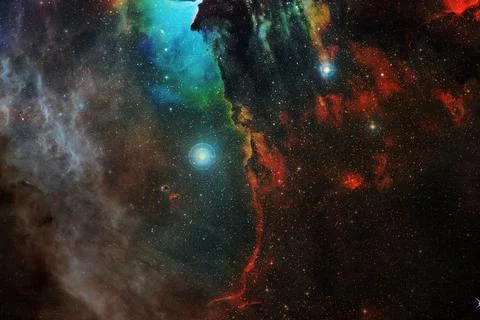 Space background with star field. Elements of this image furnished by NASA Stock Photos