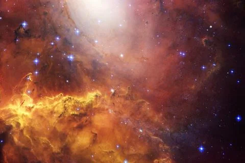 Space background with star field. Elements of this image furnished by NASA Stock Photos