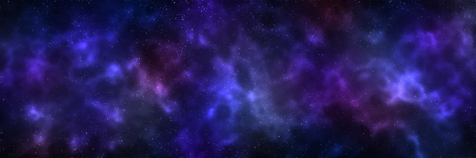 Space background with stardust and shining stars. Realistic cosmos and color  Stock Illustration