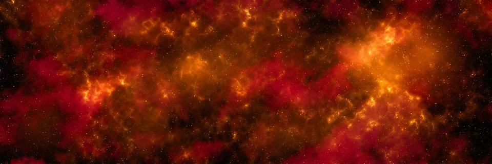 Space background with stardust and shining stars. Realistic cosmos and color  Stock Illustration
