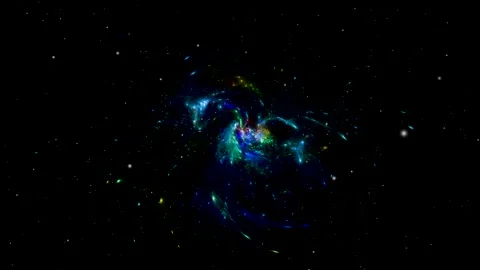 Space background. Stars background. Flying Through Space. Vídeos de archivo 156493105