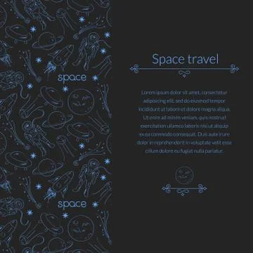 Space background for template card with place for text Illustrazione stock