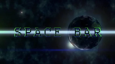 Space Bar intro Stock After Effects