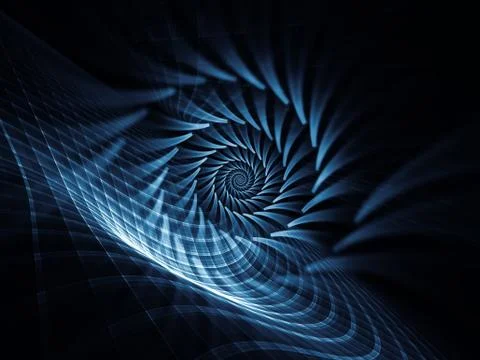 Space Bending Stockillustratie