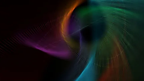 Space bird. cinematographic background. seamless loop. Stock Footage