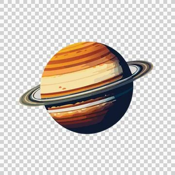 Space Black Engraved Ringed Planet display Stock-Illustration