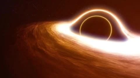 Space Black hole Loop Wallpaper Stock-Footage 240284019