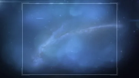 Space Blue Abstract Square Background Видео 74396087