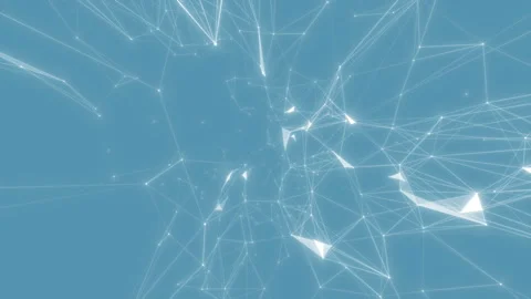 Space blue background for large screens. Digital data technology concept design Stock Footage 113948467