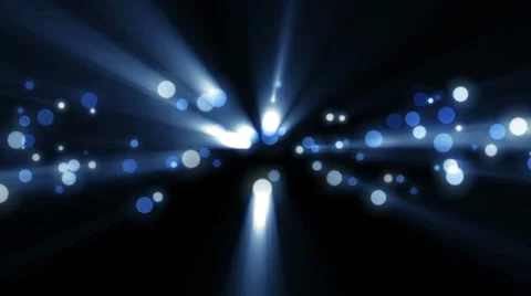 Space blue background with particles. Stock Footage 62415977