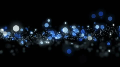 Space blue background with particles. Stock Footage 62416248