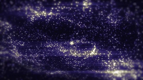 Space blue background with particles. Space azure dust with stars on black ba 動画素材 82471963