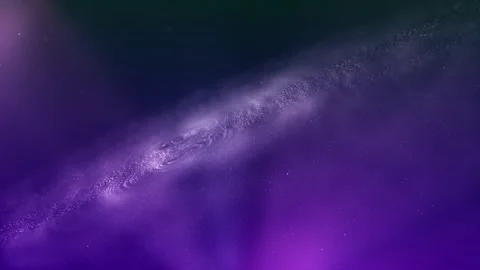 Space blue background with stars, background with particle motion Stock Footage 244058957