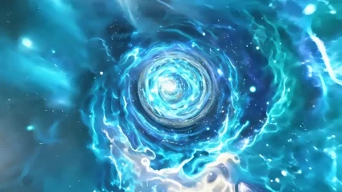 Space Blue Nebula Motion Video Stock Footage 293149399