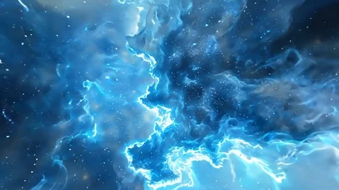 Space Blue Nebula Motion Video Stock Footage 293150904