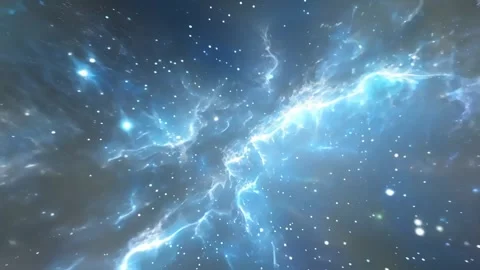 Space Blue Nebula Motion Video Stock Footage 293150930