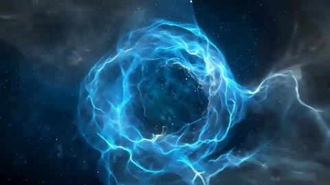 Space Blue Nebula Motion Video Stock Footage 293157824